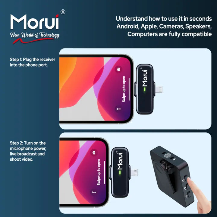 Morui GM-X9 Wireless Microphone